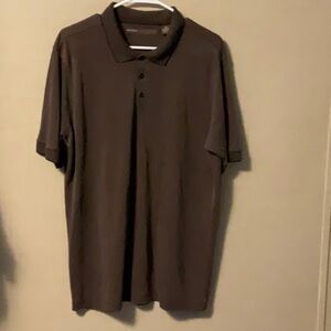 Perry Ellis Dark Brown Polo Shirt